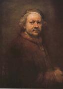 REMBRANDT Harmenszoon van Rijn, Self-portrait aged 63 (mk08)